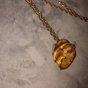 Golden antique necklace